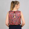 FRAU CLARA - ärmellose Bluse mit Rückenschlitz thumbnail number 7