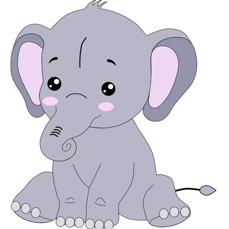 Applikationsvorlage Elli Elefant image number 1
