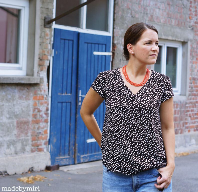 HappyMe Schnittmuster & Nähanleitung Bluse Shirt 36-48 image number 8