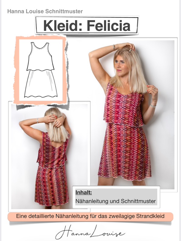 Kleid #Felicia Nähanleitung und Schnittmuster (XS-XL) image number 5