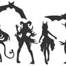 Stickdatei - Dämonen Fledermaus Silhouette 2 thumbnail number 3