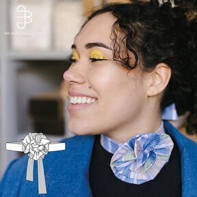 Rose Choker Kette Blume Schnittmuster, Video-Anleitung