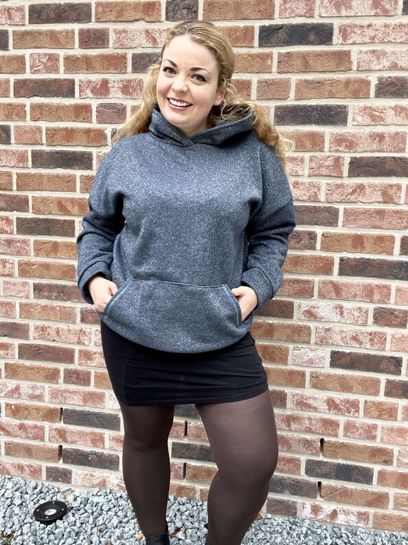 BEAMER&A0&A4 lovely lady oversized hoodie 34-56 Damenhoodie image number 8