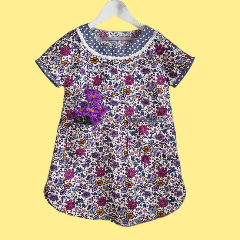 Kinder Tunika Kleid mit Taschen Wandelbar SINAR ♥ Gr. 98-164 image number 9