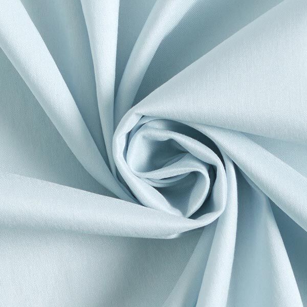 Blusenstoff Baumwollmix Stretch – babyblau | Reststück 100cm