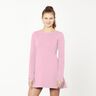 Leichter French Terry Uni – rosa,  thumbnail number 4