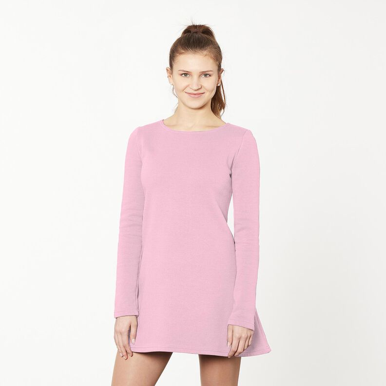 Leichter French Terry Uni – rosa, image number 4