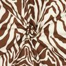 Viskose-Leinen-Mix Zebramuster – wollweiss/maronenbraun,  thumbnail number 3