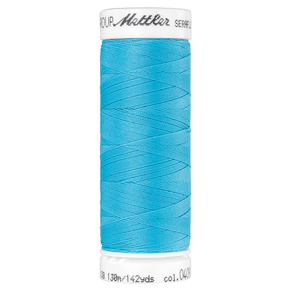 Seraflex Nähgarn für elastische Nähte (0409) | 130 m | Mettler – aquablau, image number 1