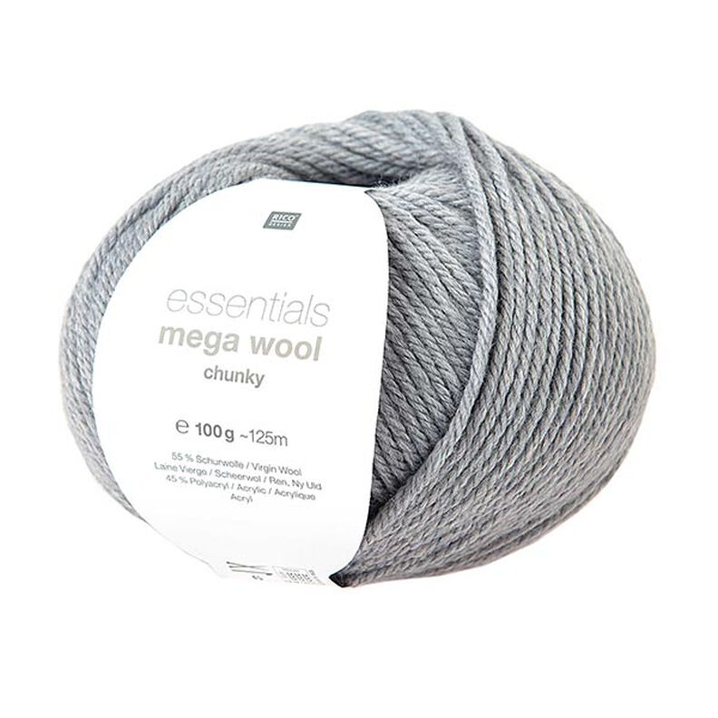 Essentials Mega Wool chunky | Rico Design – hellgrau,  image number 1