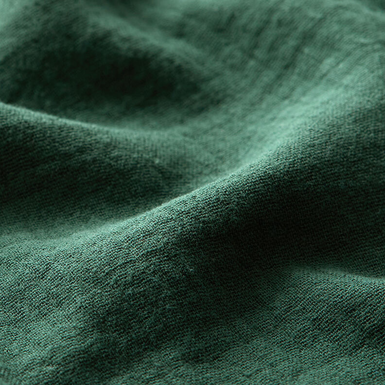 Musselin/ Doppel-Krinkel Gewebe – dunkelgrün,  image number 3