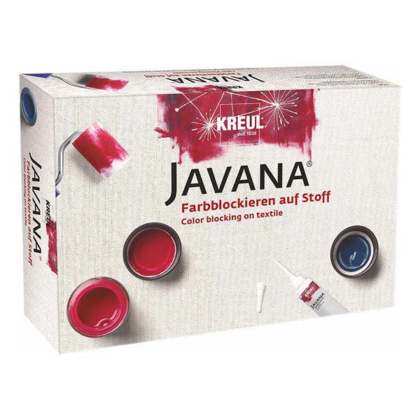 Javana Farbblockieren auf Stoff Set | Kreul, image number 1