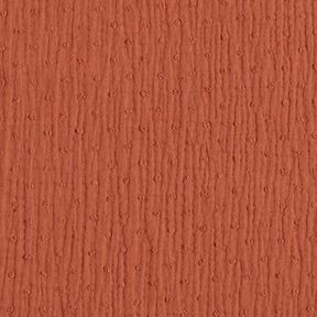 Musselin/ Doppel-Krinkel Gewebe Dobby – terracotta, 