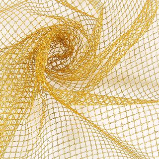 Gittertüll – gold metallic, 