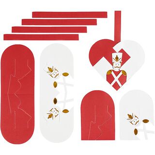 Bastelset Flechtherzen [ 8 Stück ], 