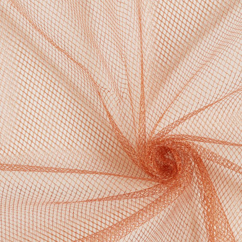 Tüll Metallic – kupfer,  image number 4