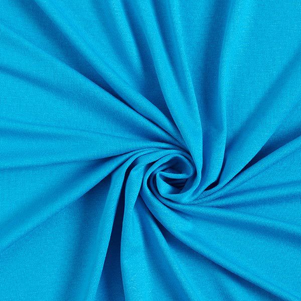 Viskose Jersey Leicht – türkis | Reststück 100cm