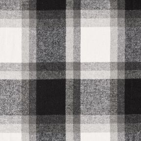Mantelflanell Karo | Katia Fabrics – nebelgrau/altsilber, 