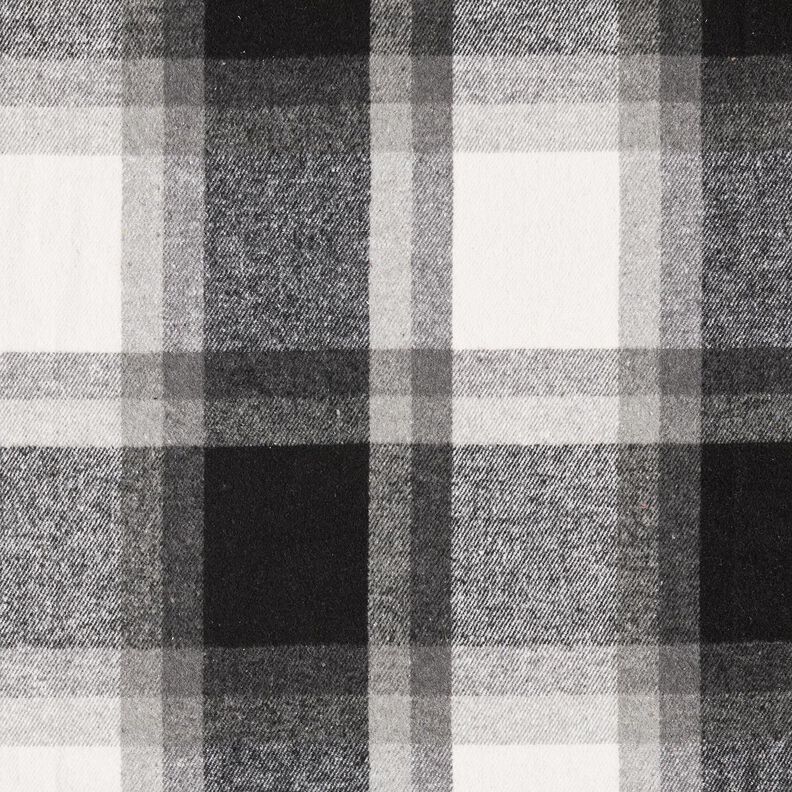 Mantelflanell Karo | Katia Fabrics – nebelgrau/altsilber,  image number 1