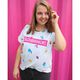 Baumwolljersey abstrakte Formen | DIY Eule – weiss – Muster,  thumbnail number 6
