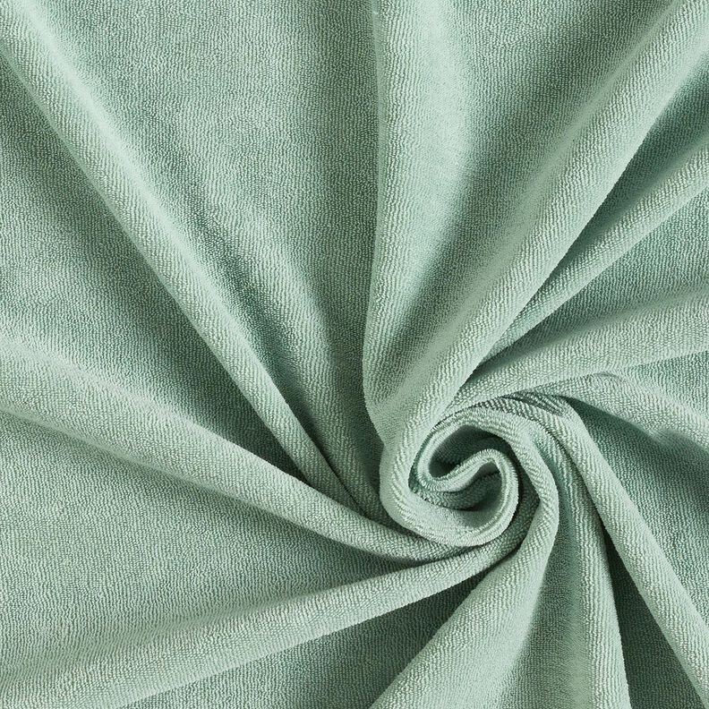 Frotteestoff Stretch Uni – mint,  image number 1