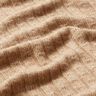 Strickstoff Ajour edle Glitzerstreifen – hellbraun,  thumbnail number 2