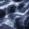 Baumwollpopeline Rauten & Glitzertropfen – indigo/weiss,  thumbnail number 2