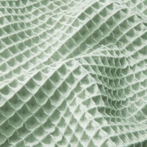 Waffelpiqué große Waben – hellmint, 