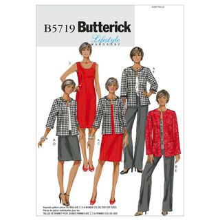 Jacke / Kleid / Rock / Hose | Butterick 5719 | 44-50, 