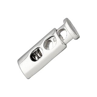 Kordelstopper [ Ø 5 mm ] – silber metallic, 