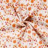 Musselin/ Doppel-Krinkel Gewebe Blumenwiese – elfenbein/pfirsichorange,  thumbnail number 3