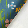 Outdoorstoff Canvas Canvas Vögel und Blumen – stahlblau,  thumbnail number 4