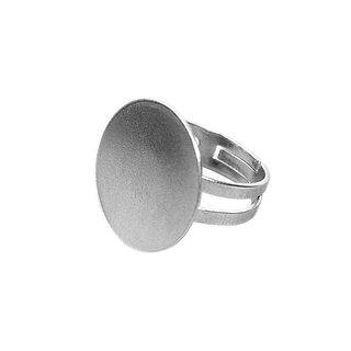 Ringschiene mit Platte Platin [ ø 20 mm] | Rayher, 