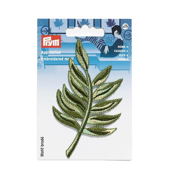 Applikation  Palmenblatt [ 10,1 x 5,7 cm ] | Prym – grün,  image number 2