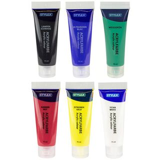 Acrylfarben-Set Standardfarben [6x75ml], 