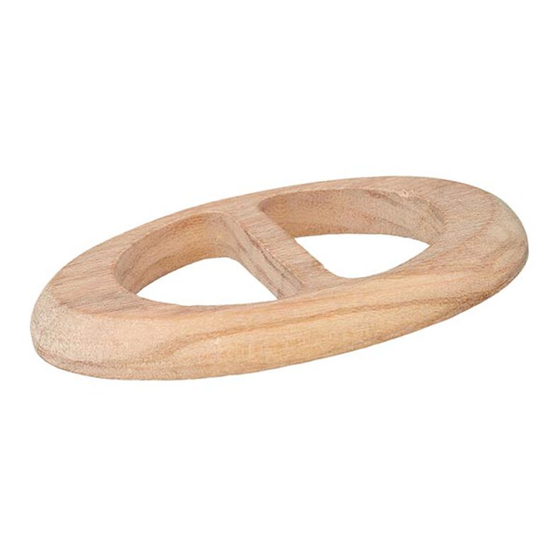 Holzschließe oval  – beige,  image number 2