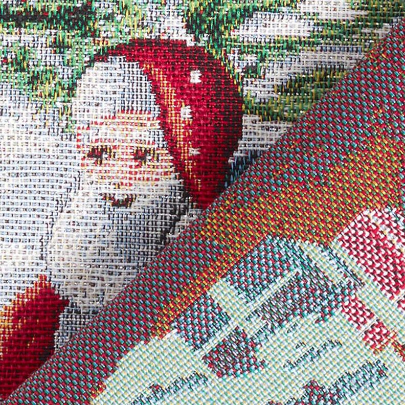 Dekopanel Gobelin Weihnachtsmann Lurex – wollweiss,  image number 4