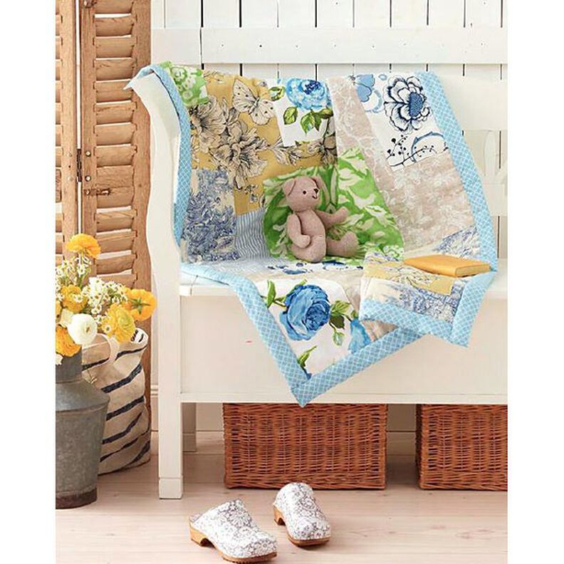 Dekostoff Pastorale 280 cm – blau,  image number 2