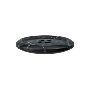 Polyesterknopf recycelt 4-Loch – schwarz/altrosa, 