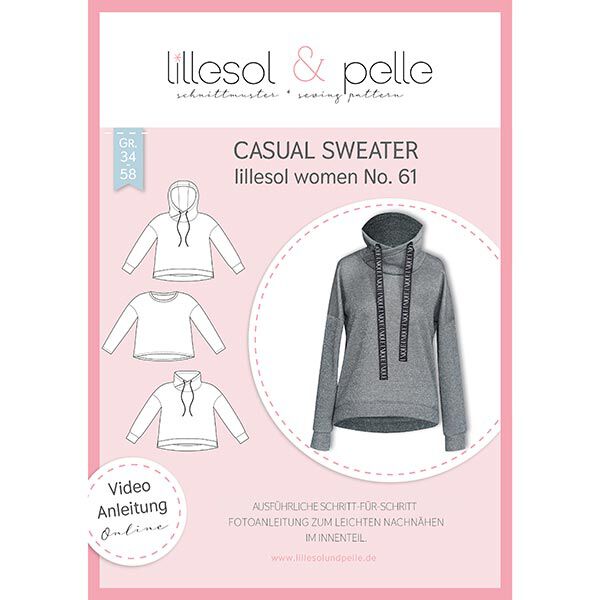 Casual Sweater | Lillesol & Pelle No. 61 | 34-50