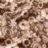 Baumwollstoff Cretonne Retro-Blumen – oliv/rosé,  thumbnail number 2