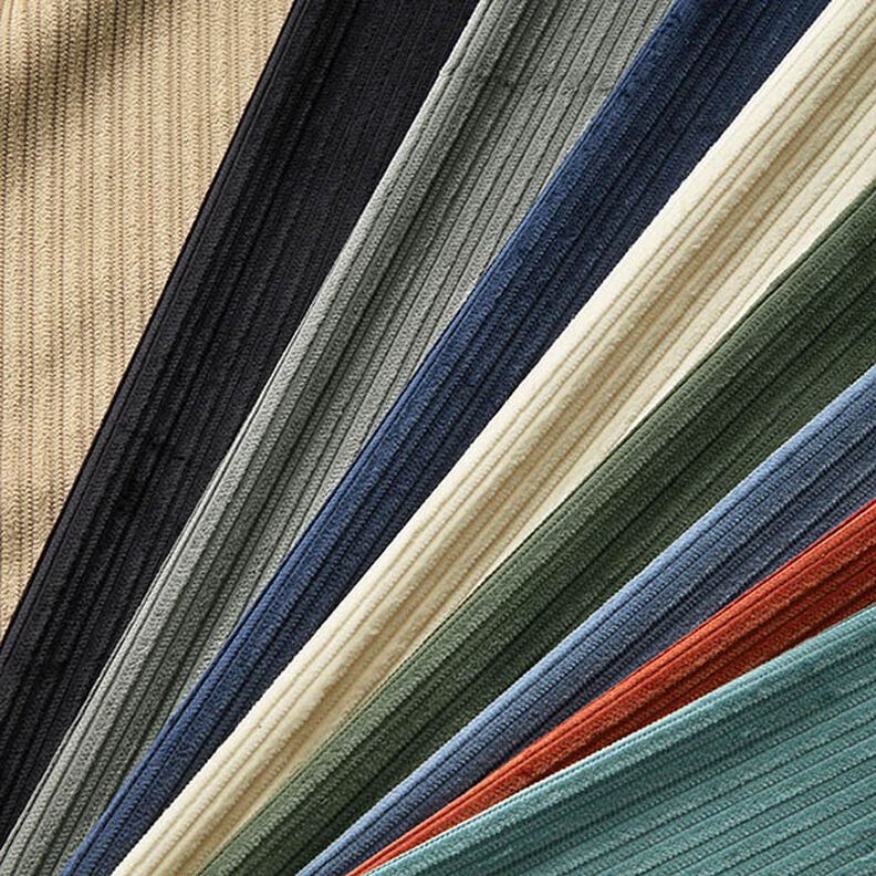Fancy Cord breit und schmal – jeansblau,  image number 4
