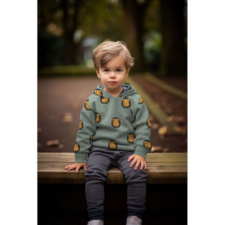 Sweatshirt Löwen | by Poppy – schilf/altgold,  image number 6