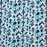 Viskosejersey Ikat-Muster – himmelblau/nachtblau,  thumbnail number 1