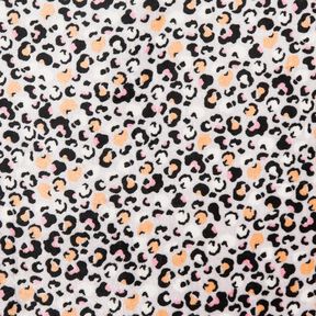 Kuschelfleece Leomuster – nebelgrau, 