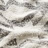 Strickbouclé Chevron – schwarz/weiss,  thumbnail number 3