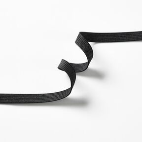Glattes Gummiband [5 m | 10 mm] – schwarz, 