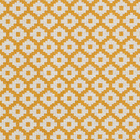 Outdoorstoff Jacquard Rauten – senf, 