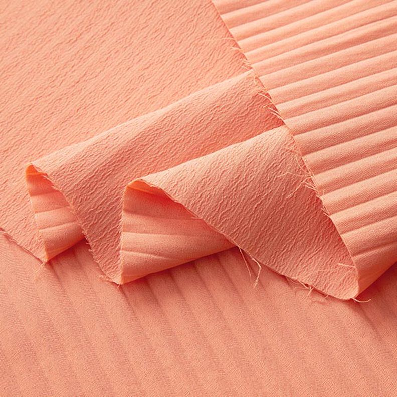 Stretch Jacquard 3D Streifen | Fibre Mood – lachs, image number 3