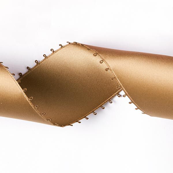 Satinband Picotkante - dunkelbeige, image number 2